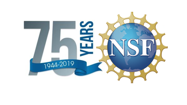 NSF logo and 75 year anniversary