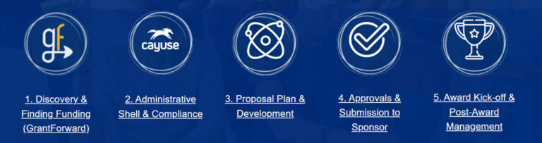 illustration of the 5 step grant process