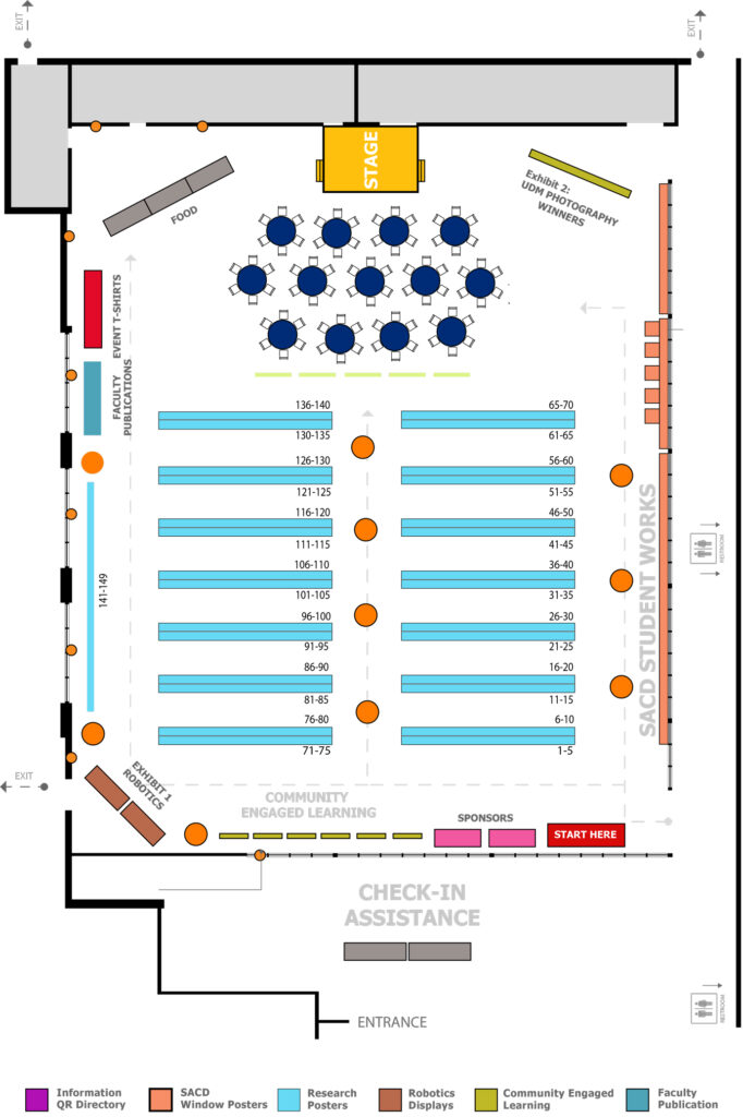 CSACE Event floor plan
